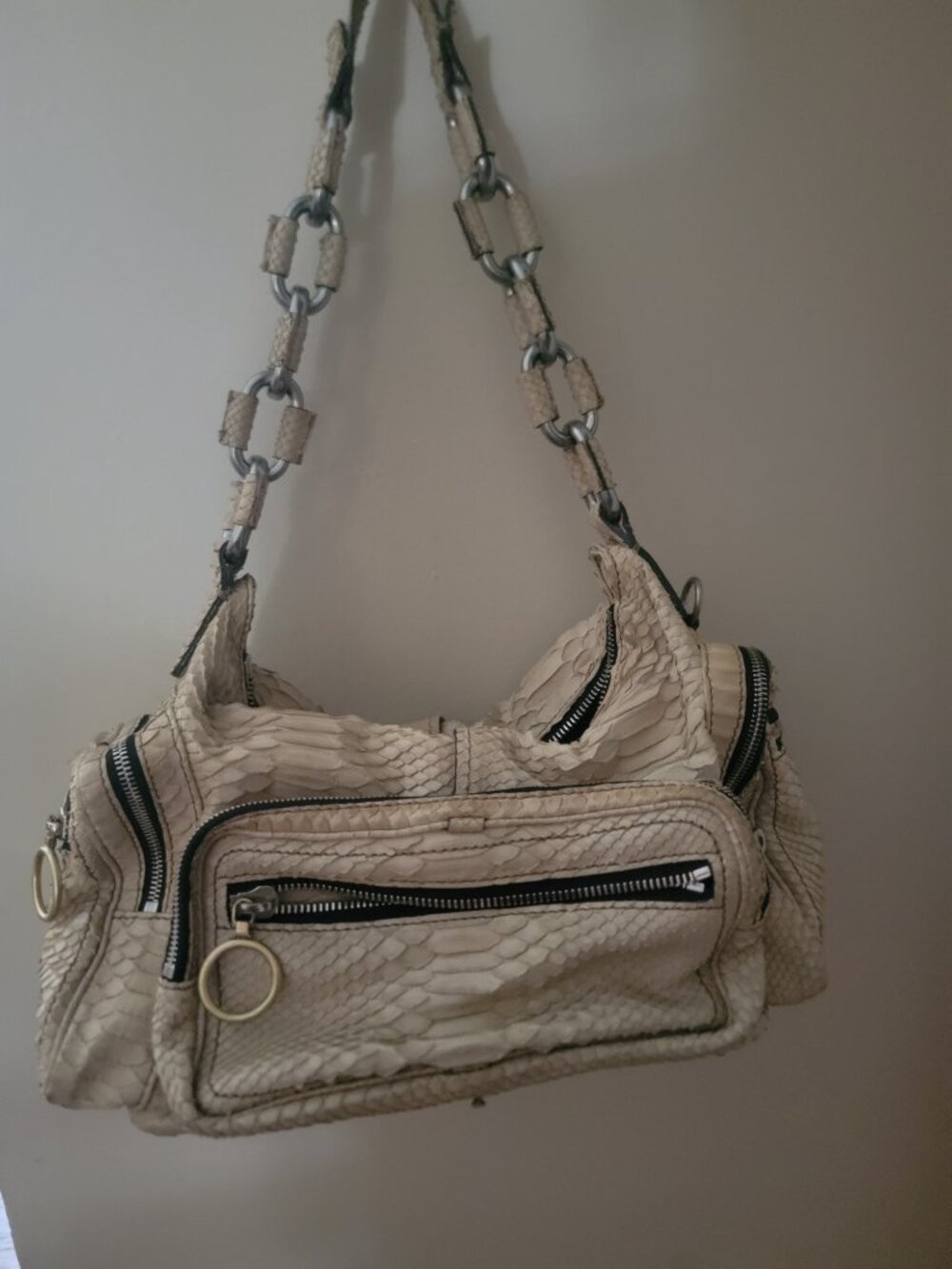 Chloe python shoulder bag - Picture 2 of 5